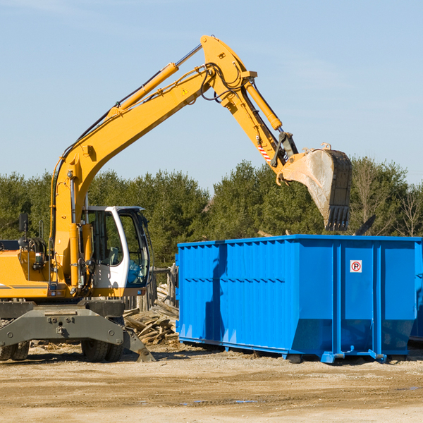 are there any restrictions on where a residential dumpster can be placed in West Swanzey